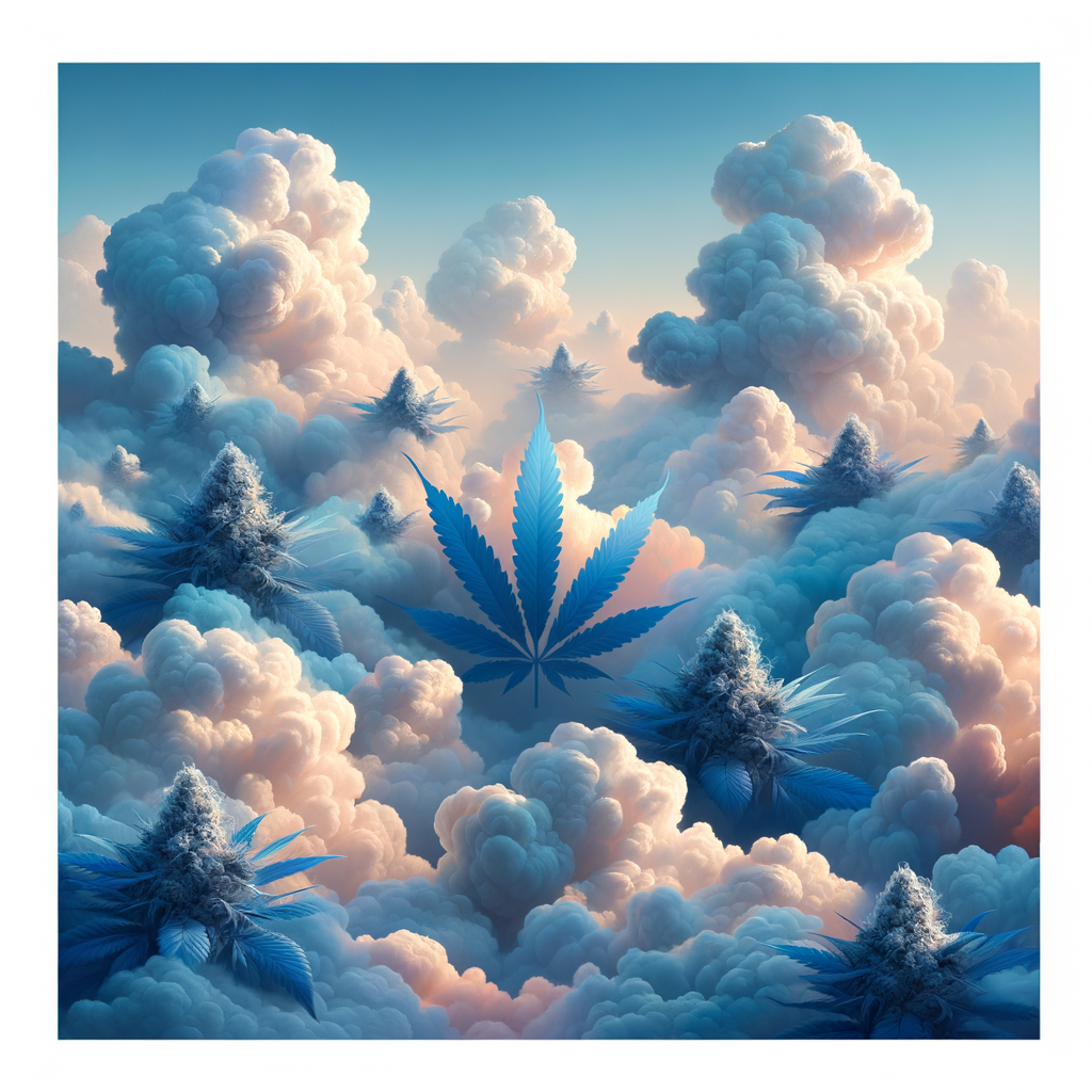 Cloud Nine — VividHaze cannabis art
