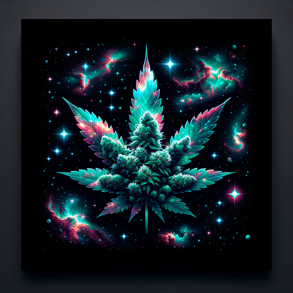 Cosmic Haze — VividHaze cannabis art