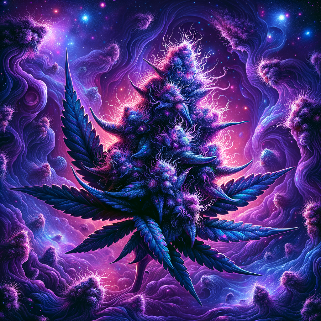 Purple Haze — VividHaze cannabis art